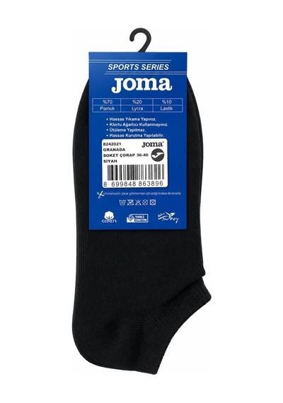 Joma Spor Çorap Siyah Basıc 8242021 36-40