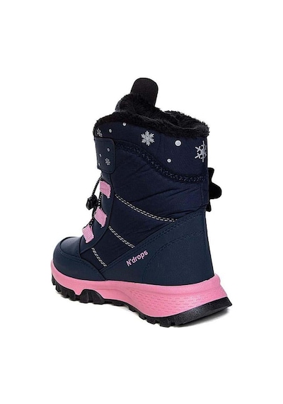 Ndrops Yseyl014 Kız Çocuk Kar Botu Lacivert - Pembe Lacivert - Pembe