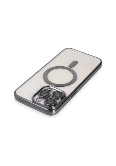 Apple İphone 15 Pro Max Kılıf Kross Magneticsafe Kapak - Titan Gri 0.2M-Çok Renkli