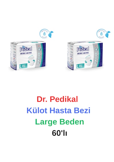 Dr. Pedical - Külot Yaşlı Hasta Bezi Large Beden 60'lı L