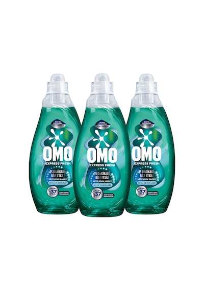 Express Fresh Kötü Koku Karşıtı Beyaz Ve Renkliler Sıvı Çamaşır Deterjanı 1480 Ml X3