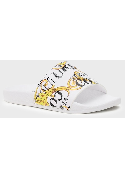 Versace Jeans Couture Bayan Terlik 74va3sq3 Zs631 G03 Beyaz