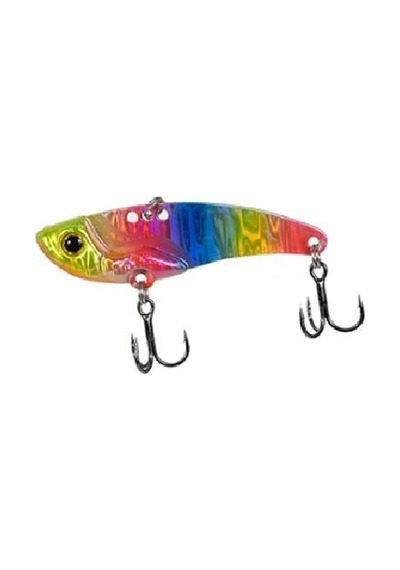 Ryuji Mirror Vib 9gr 4.7cm Vibrasyon Jig Yem Renk Rainbow Uv