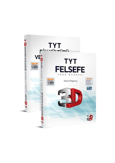 3d Müfredat Tyt Felsefe Ve Din Kültürü Soru Bankası %100 Ösym