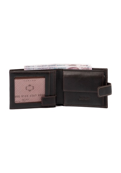 Tergan Kahve Unisex Deri Cüzdanı 01638A98