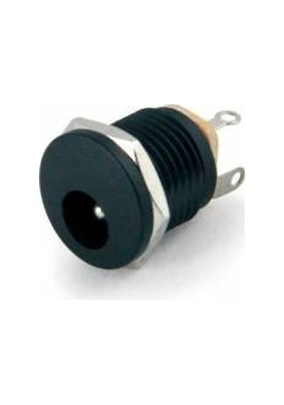 10 Adet Dc Şase Jack Yuvarlak 2.1Mm Somunlu Vidalı Dc Power Jak