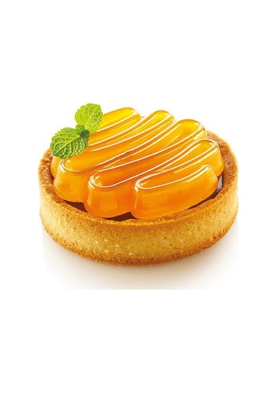 Silikomart Kit Tarte Ring Honore 80 Mm Kek Kalıbı