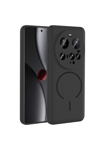 Xiaomi 15 Ultra Kılıf Magsafe Destekli Kamera Korumalı Yumuşak Silikon Celikaksesuar Mürdüm