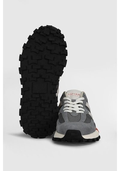 Lufian 111230272 Auke Sneaker Erkek Deri Ayakkabı Gri