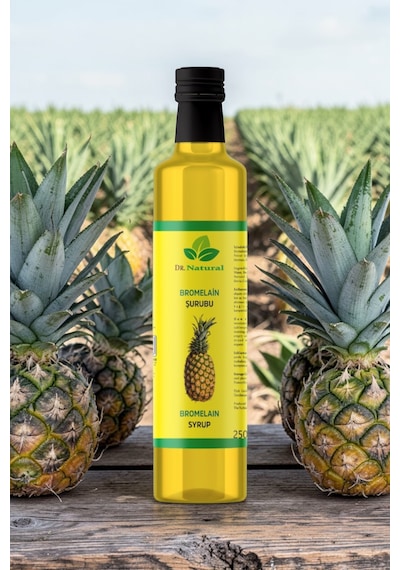 Bromelain Ananas Ve Koenzim Q10 İçeren Detox Şurubu 250 Ml