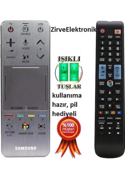 Samsung Uyumlu Akıllı Kumanda Aa59-00759A Yedek Kumandası