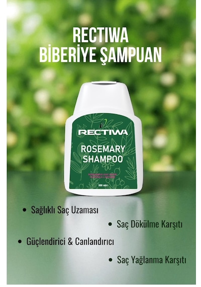 Rectıwa Biberiye Rosemary Şampuan 300 Ml Dökülen