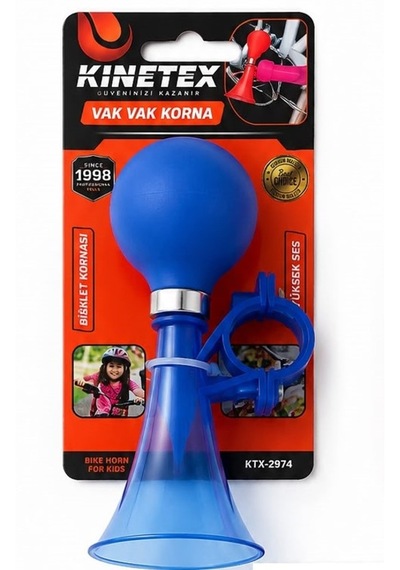 Vak Vak Korna Çocuk Bisiklet Kornası Yüksek Sesli Gidon Kornası Mavi
