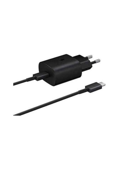 Samsung Uyumlu EP-TA800XBEGWW Ta800 Type-C 25W Hızlı Şarj Aleti Siyah