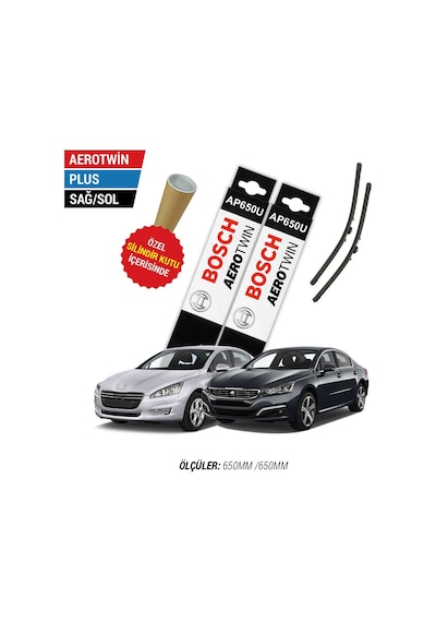 Bosch Aerotwin Plus Peugeot 508 Silecek Takımı (2011-2017) Bosch Aerotwin Plus Peugeot 508 Silecek Takımı (2011-2017)
