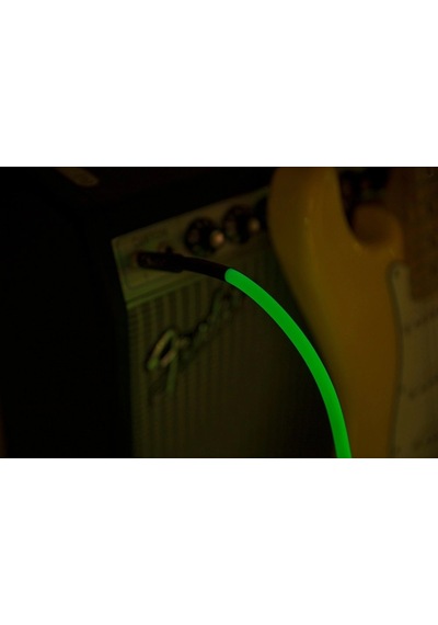Fender 3 Metre Professional Glow İn The Dark Cable 3 Metre Yeşil Kablo