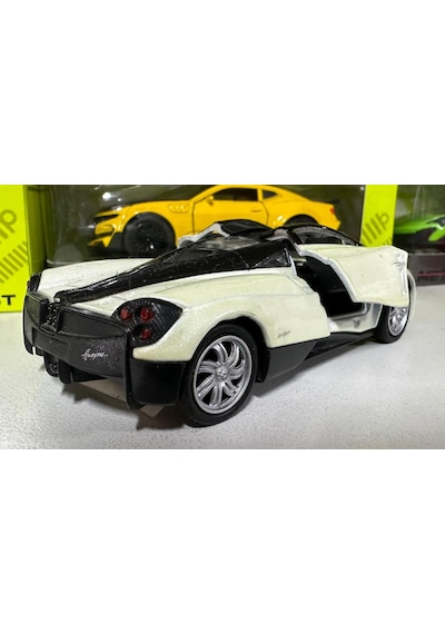 Oyuncak Metal Model Araba 1/36 Çek Bırak Bej Pagani Huayra
