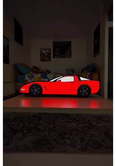Chevrolet Corvette C5 Tasarımlı Dekoratif Aydınlatma Çok Renkli