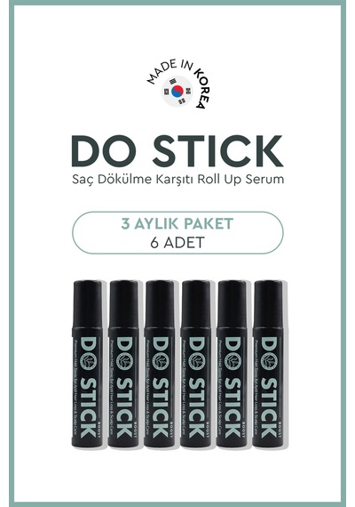 Do Stick Boost - Do Hair Boost Grow On Essence Hair Revial Serum 10ml - Saç Çıkarıcı Roll Up Serum 6'lı 3 Aylık Paket