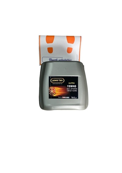 Power Ten Motor Yağı 15w40 Dizel Ve Benzinli Motor Uyumlu 16 Litre