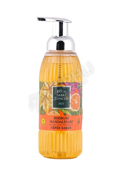 4 Adet Eyüp Sabri Tuncer Köpük Sabun Bodrum Mandalinası 500 Ml