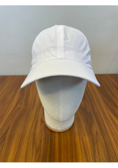 Hamze Mikro Paraşüt Delikli Kumaş Yazlık Unisex Beyzbol Cap Şapka Beyaz