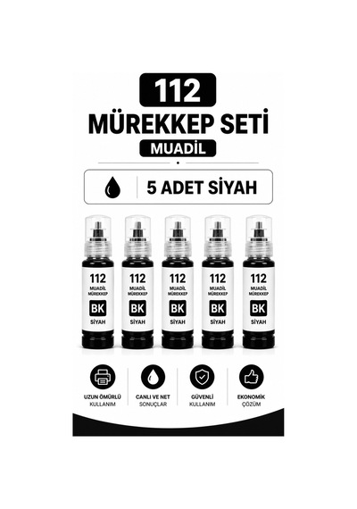112 Muadil Siyah Mürekkep Seti Diğer