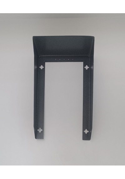 Diafon - Zil Paneli Koruyucu Kapı Zili Metal Yağmurluk Aparatı Antrasit - (W:15 X H:25 X D:8 MM)