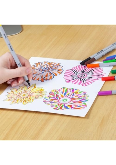 Fineliner 6lı Karışık Renk Kutu