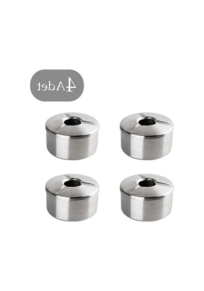 4'lü Derin Metal Küllük Seti, Dayanıklı Ve Kullanışlı