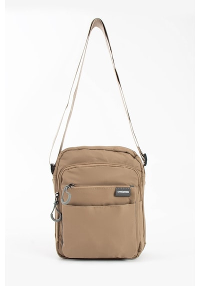 Sanmorris Unisex 5 Bölmeli Suya Dayanıklı Paraşüt Kumaş Organizer Çanta 25x21 Krem