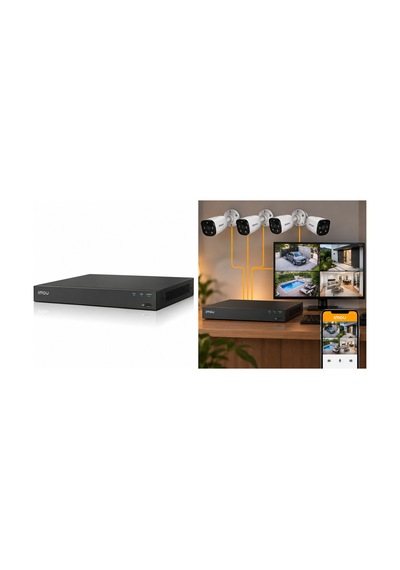 Imou Nvr-n236-8a0e N236 4k Hdmı + 1080p Vga H.265 Dahili Mikrofon-hoparlör 36 Kanal Nvr Kayıt Cihazı