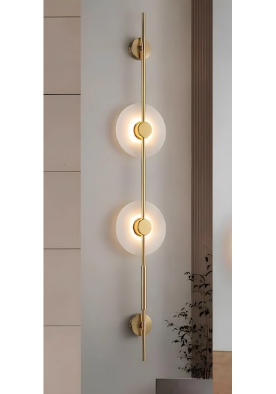 Axıs Duo Doğal Mermer Duvar Aplik Ra-aplk-3505-52-20 Eskitme