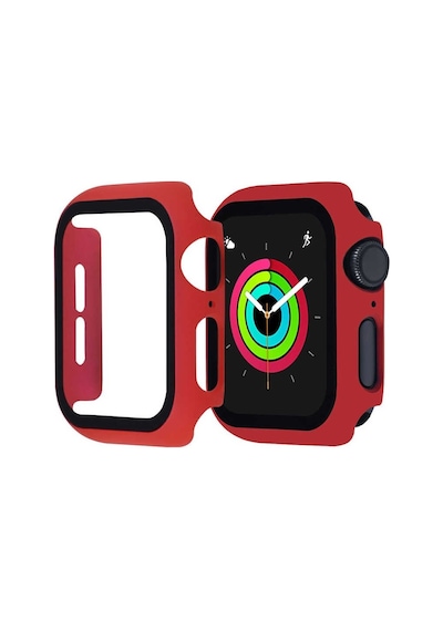 Smcase  Apple Uyumlu  Watch  4 44  MM  Tam Kapatan Cam Tam Kapatan Gard Ekran Koruyucu