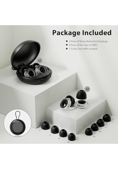 Konser Kulak Tıkaçları, High Fidelity Gürültü Önleyici Kulak Tıkaçları, Müzisyenler, Övgüler, Odaklanma Ve Uyku İçin Yeniden Kullanılabilir Kulak Tıkaçları, 20db Gürültü Azaltma Ve İşitme