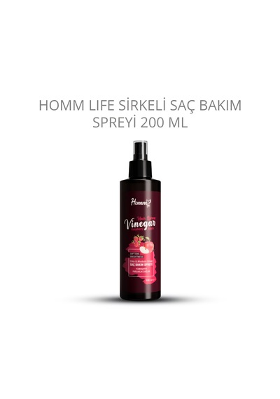 Homm Life Elma & Ahududu İçerikli Sirkeli Saç Bakım Spreyi 200 ML