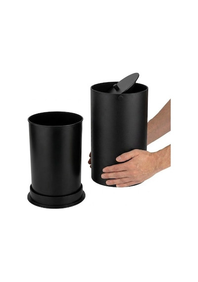 Kobos Nova Çöp Kovası 5l Mat Siyah Kbw-908mb
