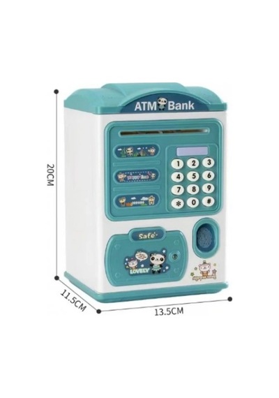 Buğz Parmak İzi Ve Şifreli Elektronik Atm Kumbara