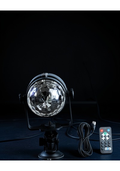 Led Disko Işığı 3w Taşınabilir Kristal Model Uczzzminidiskotopu-4
