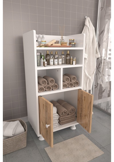 Lia 4 Bölmeli Kapaklı Çok Amaçlı Dolap Organizer Sonomo Beyaz Banyo Dolabı Lia 4 Bölmeli Kapaklı Çok Amaçlı Dolap Organizer Sonomo Beyaz Banyo Dolabı
