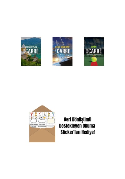 Bizim Oyun + Gece Müdürü + Hain + Okuma Sticker'ları