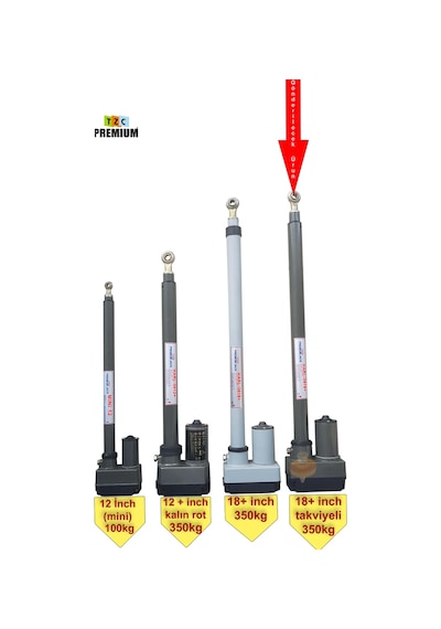 18Inçh Çanak Hareket Kolu Motor-Tzc Premium Jack Harl-3618