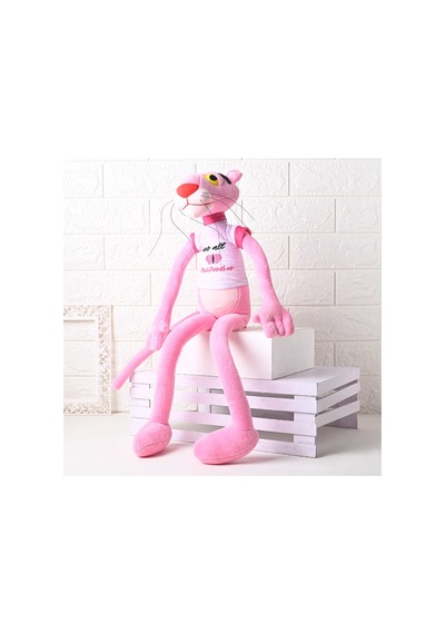Büyük Boy Pembe Panter Peluş Oyuncak Kaliteli İthal 55 Cm. Pembe