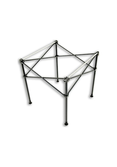Katlanabilir Kumaş Kamp Ve Piknik Masası Xl Model ,73 X 53 X 58 Cm Siyah