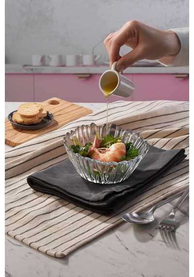 Paşabahçe 10601 Cam Aurora Set 6 Kase, 14 Cm Çok Renkli