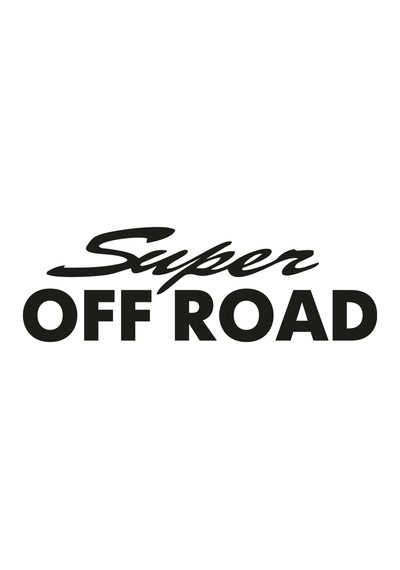 Super Off Road Sticker, Oto Sticker, Pick Up Sticker 20x6 Cm