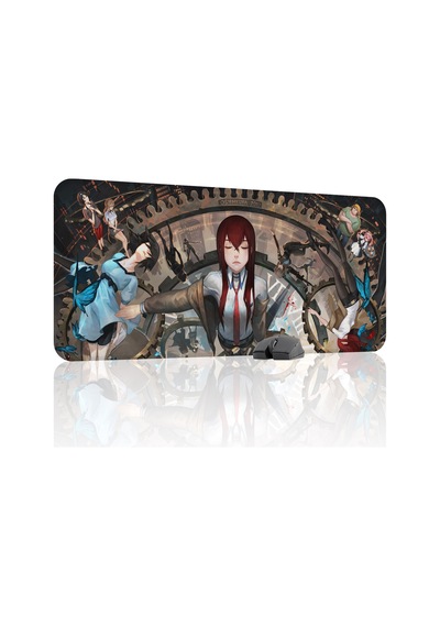 Steins Gate Kaymaz Dikişli Kauçuk Oyuncu Mousepad V5 - 90x40 Xxl Gaming Mouse Pad Fare Altlığı