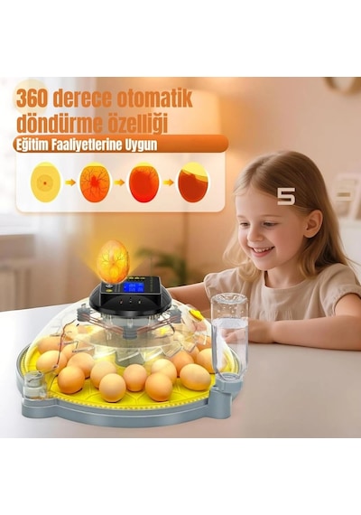 Evonest Evo-ufo-48 48 Yumurtalık Ufo Model Tam Otomatik Kuluçka Makinesi