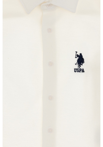 U.s. Polo Assn. Erkek Çocuk Beyaz Gömlek Örme 50300743-vr013 Beyaz