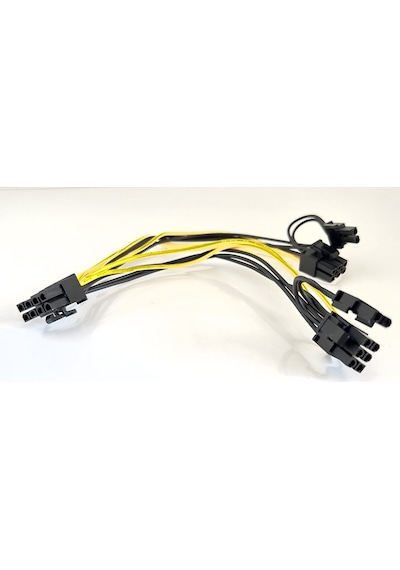 PCI-e 8 Pin Erkek - Çift 8 Pin (6+2) Erkek Modüler Güç Kaynağı Ka